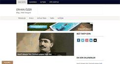 Desktop Screenshot of erhanozer.com